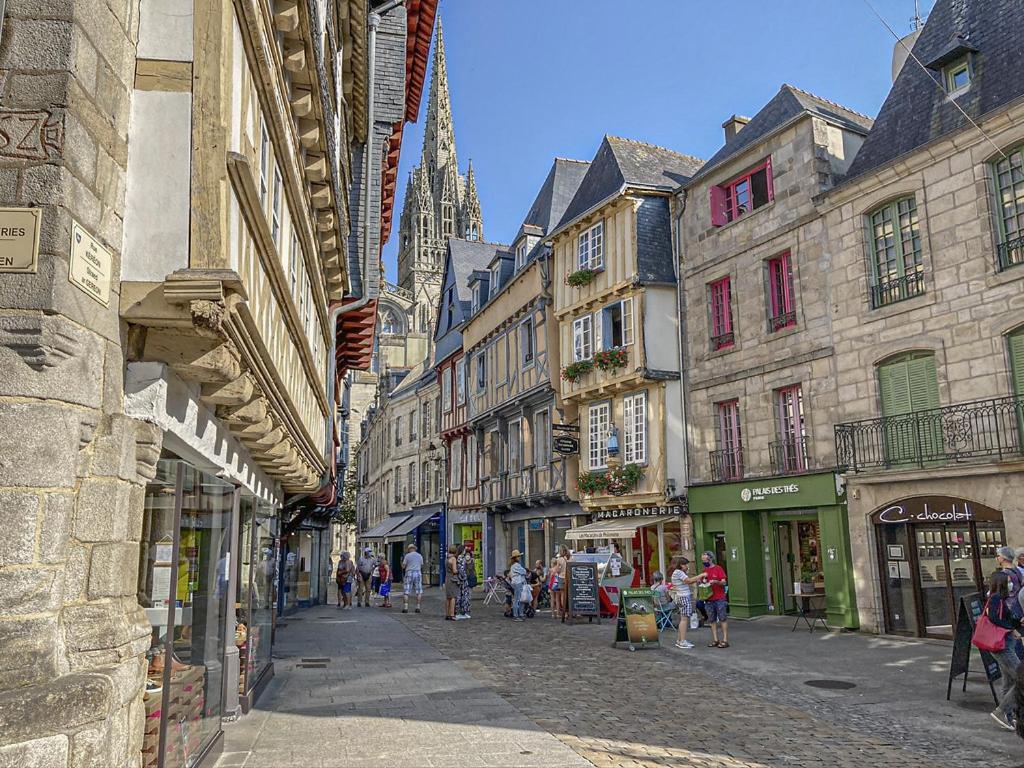 Quimper: T3 Avec Vue Cathedrale Proche Gare Lejlighed Eksteriør billede